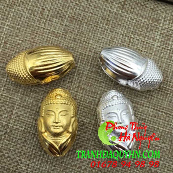 charm phật bạc - phật bạc mạ vàng mix vòng